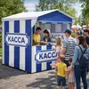 Торговая палатка 2х2м Касса Вариант №1 С полноцветным принтом фотография №1