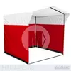 Палатка торговая 2x2м красно-белая В базовом цвете фотография №1