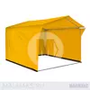 Палатка торговая каркасная 3x3м желтая В базовом цвете фотография №1