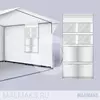 Органайзер подвесной 8 карманов белый Органайзеры подвесные фотография №1