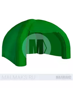 Надувная палатка зелёная 4-опорная Палатки фотография №1