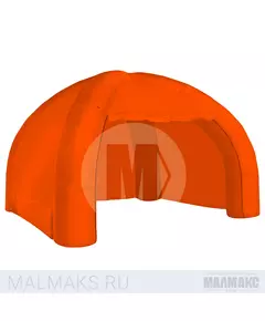 Надувная палатка оранжевая 4-опорная Палатки фотография №1