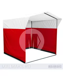 Палатка торговая 2x2м красно-белая В базовом цвете фотография №1
