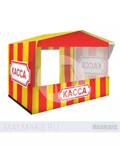 Торговая палатка 3х2м Касса Вариант №2 С полноцветным принтом фотография №1