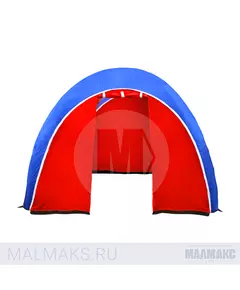 Палатка надувная 4-опорная на герметичном каркасе в базовых цветах с дверью на молнии Палатки фотография №1