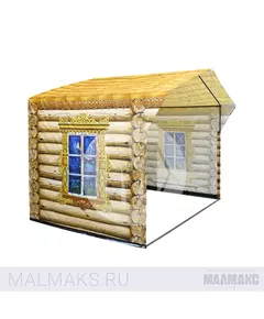 Палатка торговая 3x2м Изба вариант №2 С полноцветным принтом фотография №1