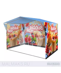 Торговая палатка 3х2м Bubble чай С полноцветным принтом фотография №1