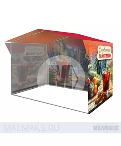 Торговая палатка 3х2м Согревающий глинтвейн С полноцветным принтом фотография №1