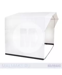Палатка торговая каркасная 2x2м белая В базовом цвете фотография №1