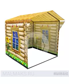 Палатка торговая 2x2 Изба с подсолнухами вариант №3 С полноцветным принтом фотография №1