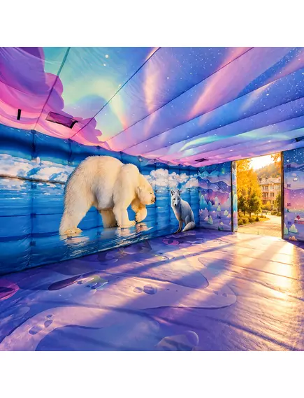 вид внутри соляная пещера