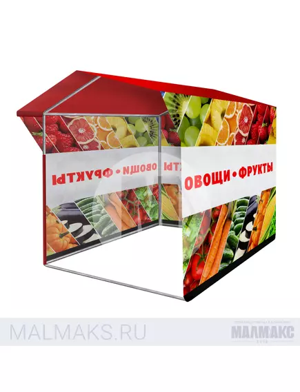 Принтованный тент на торговую палатку