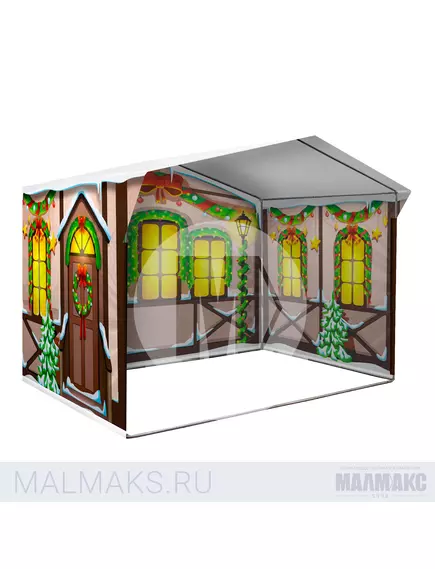 Тент для торговой палатки 2х3м с Полноцветной печатью Комплектующие фотография №1